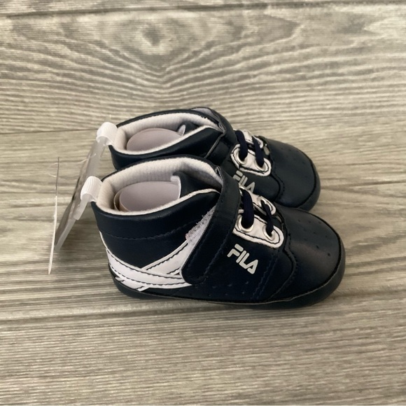 FILA Baby Dark Blue Sneakers 9-12 Months - Picture 1 of 8